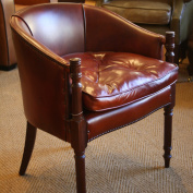 Leather Davenport Chair